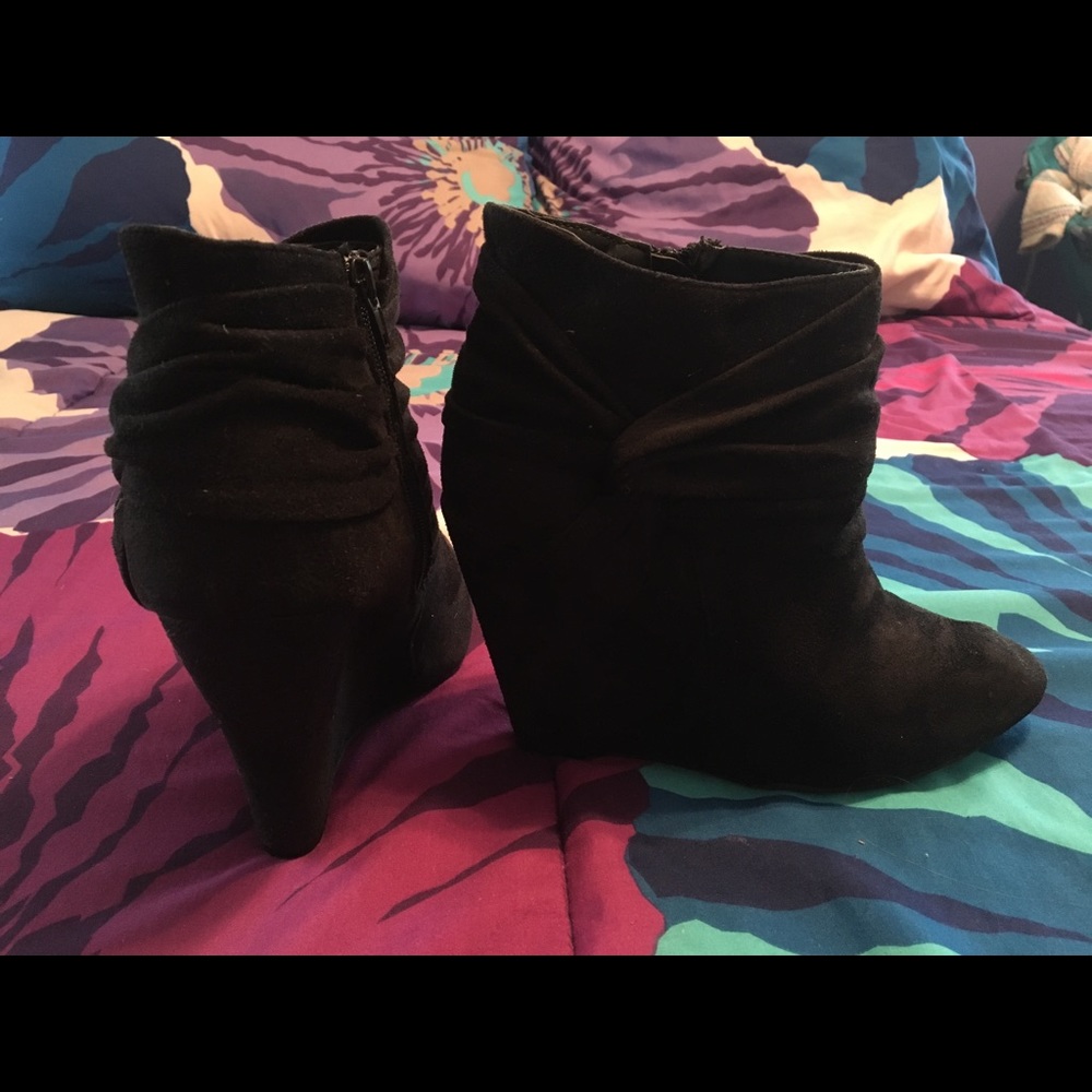 Black Bootie Heels